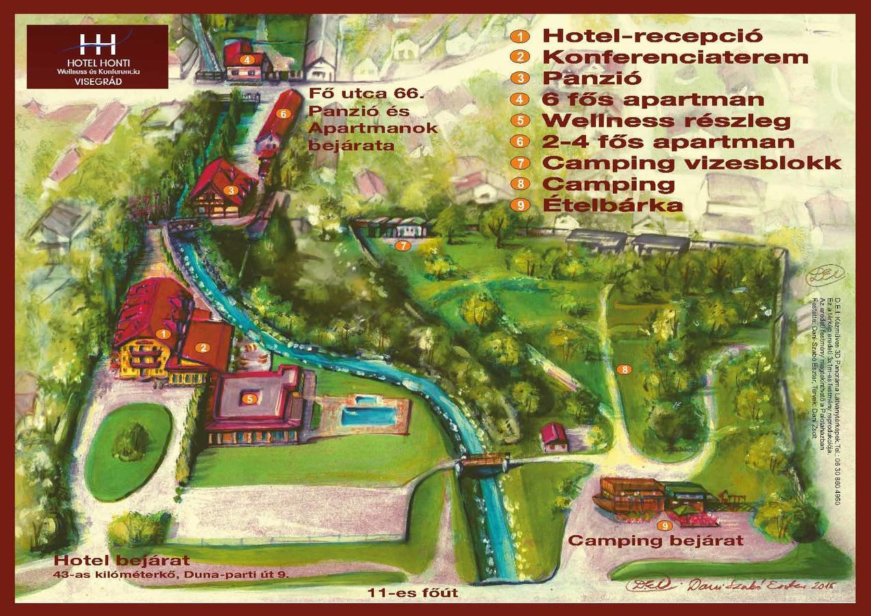 Hotel Honti Wellness Es Konferencia Szalloda Visegrad Luaran gambar